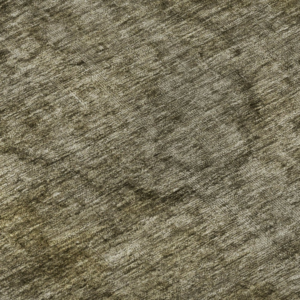HomeRoots 8' X 10' Pewter and Silver Abstract Washable Area Rug – Stylish, Durable, UV-Protected for Homes 696276