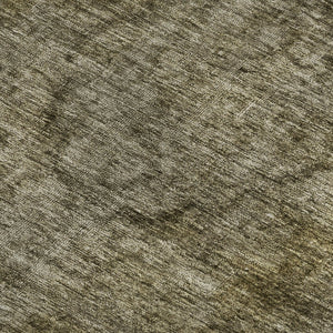 HomeRoots 10' X 14' Chic Pewter & Silver Abstract Washable Area Rug with UV Protection for Modern Living Spaces 696278