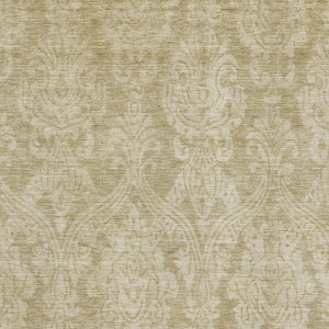 HomeRoots 10' Tan & Beige Damask Area Rug – Washable, UV Protected, Stain Resistant, Perfect for Family Spaces! 696380