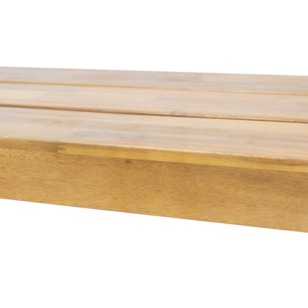 English Elm Christopher Knight Home® - NAHANNI Bench - Natural Acacia Wood Rustic Outdoor Slat Design, Durable 57" Wide Seating Charm 65663.00