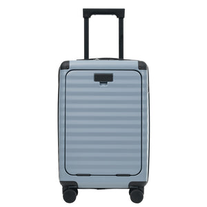 English Elm Luggage 5 Piece Abs Hardshell Travel Set with Usb Port Spinner Wheels and Tsa Lock Sky Blue N732P265290C