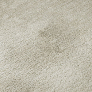 HomeRoots 8' Beige Ivory Gray Abstract Round Rug - Washable, UV-Protected, Soft & Durable for Busy Homes 696683