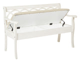 OSP Home Furnishings Coventry Storage Bench White