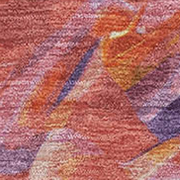 HomeRoots 10' Vibrant Gold Yellow & Teal Abstract Washable Area Rug with UV Protection for High-Traffic Spaces 696728