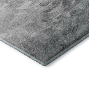 HomeRoots 5' X 8' Abstract Taupe Gray and Silver Area Rug – Stylish, Washable, Stain Resistant with UV Protection 696742