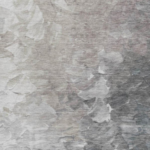HomeRoots 8' X 10' Taupe Gray & Silver Abstract Washable Area Rug - UV Protected, Soft, & Durable for Living Spaces 696744
