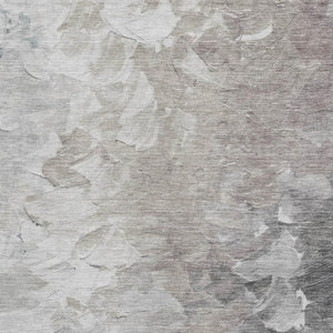 HomeRoots 10' X 14' Taupe Gray & Silver Abstract Washable Area Rug - Stain Resistant & UV Protected Elegance 696746