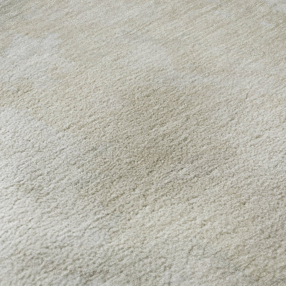 HomeRoots 8' X 10' Washable Beige & Ivory Abstract Area Rug with UV Protection, Non-Slip Backing & Easy Care 696756