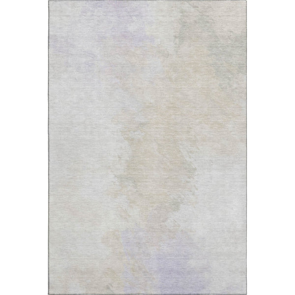 HomeRoots 10' X 14' Beige and Ivory Abstract Area Rug - Durable, Washable, UV Protected for Stylish Living Spaces 696758