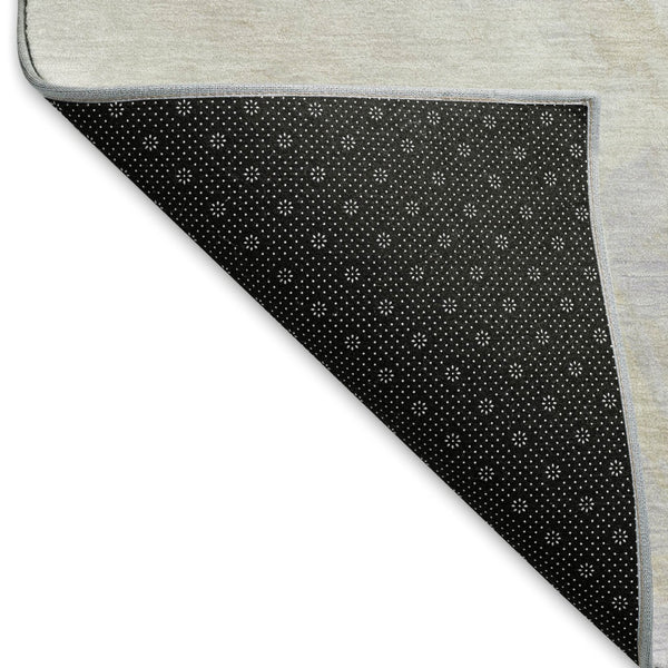 HomeRoots 10' X 14' Beige and Ivory Abstract Area Rug - Durable, Washable, UV Protected for Stylish Living Spaces 696758