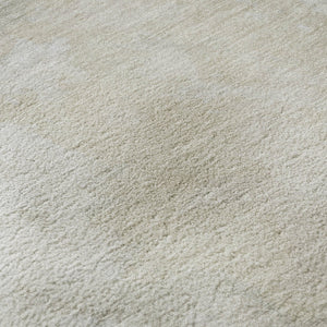 HomeRoots 10' X 14' Beige and Ivory Abstract Area Rug - Durable, Washable, UV Protected for Stylish Living Spaces 696758
