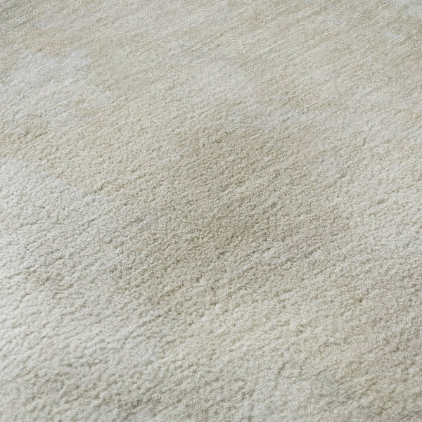 HomeRoots 10' X 14' Beige and Ivory Abstract Area Rug - Durable, Washable, UV Protected for Stylish Living Spaces 696758