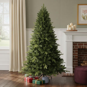 HomeRoots 7.5' Full Spruce Christmas Tree – Lush, Realistic Design with Easy Assembly & Customizable Decor Options 696944