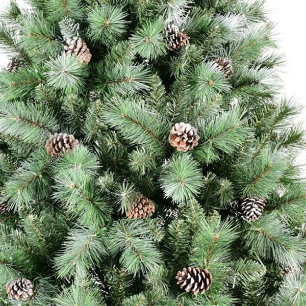 HomeRoots 5' Full Pine Christmas Tree with Realistic Pinecones for Easy Setup and Year-Round Festive Charm 96 696968