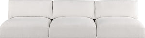 Ease Cream Polyester Fabric Modular Sofa 696Cream-S114A Meridian Furniture