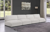 Ease Cream Polyester Fabric Modular Sofa 696Cream-S152A Meridian Furniture