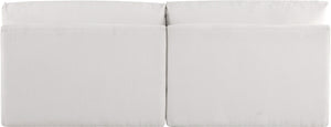 Ease Cream Polyester Fabric Modular Sofa 696Cream-S76A Meridian Furniture