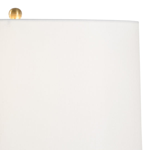 Chelsea House Deans Swirl Brass Table Lamp With Crystal Accent — 33.5" Sculptural Antique-Inspired Lighting For Rooms 69703