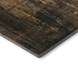 HomeRoots 9' X 12' Modern Abstract Washable Area Rug – Durable, UV-Protected, Easy-Care Design for Any Room 697121