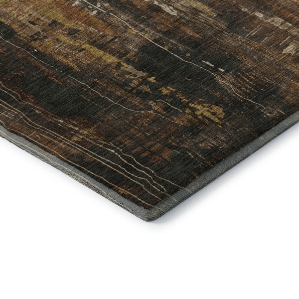 HomeRoots 9' X 12' Modern Abstract Washable Area Rug – Durable, UV-Protected, Easy-Care Design for Any Room 697121