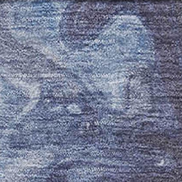 HomeRoots 10' X 14' Blue And Ivory Abstract Area Rug - Washable, UV-Protected, Perfect for High-Traffic Spaces 697218