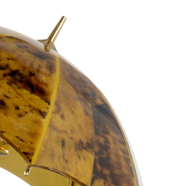 Chelsea House Dog Silver-Plated Sculptural Lamp With Shell Inlay Umbrella, Handcrafted Filipino Art Accent, 14" H 69727