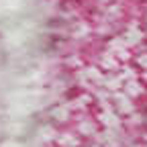 HomeRoots 5' X 8' Washable Striped Area Rug in White, Yellow & Pink - UV Protected, Stain Resistant, Non-Slip 697502