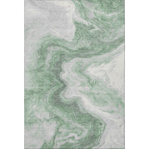 HomeRoots 5' X 8' Modern Abstract Washable Area Rug - Durable Polyester, UV Protection, Perfect for Homes! 697760