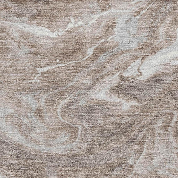 HomeRoots 10' X 14' Modern Abstract Washable Area Rug – Durable, UV-Protected, Stain-Resistant & Pet-Friendly! 697782