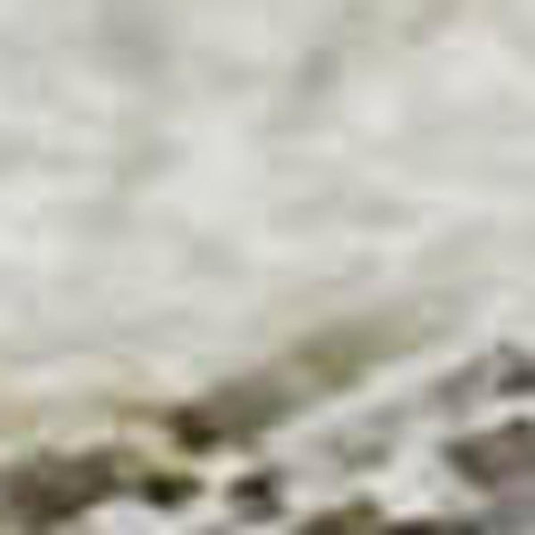 HomeRoots 8' X 10' Washable Gold Gray Ivory Abstract Area Rug with UV Protection for High-Traffic Areas 697858