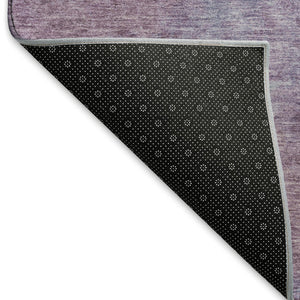 HomeRoots 10' X 14' Stylish Lavender & Teal Abstract Area Rug - Washable, UV Protected, Kid & Pet Friendly! 697884