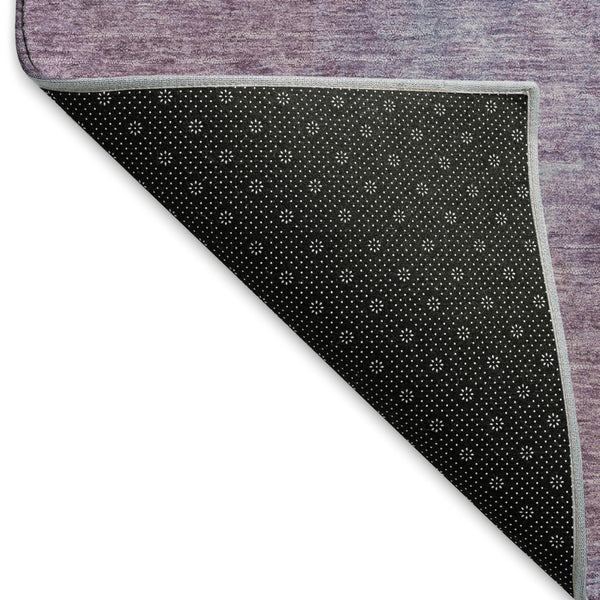 HomeRoots 10' X 14' Stylish Lavender & Teal Abstract Area Rug - Washable, UV Protected, Kid & Pet Friendly! 697884