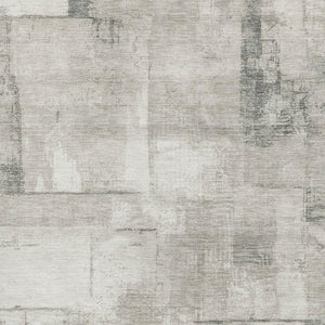 HomeRoots 5' X 8' Geometric Area Rug - Beige Taupe & Ivory, Washable, UV-Protected for Stylish, Easy Care Spaces 697994
