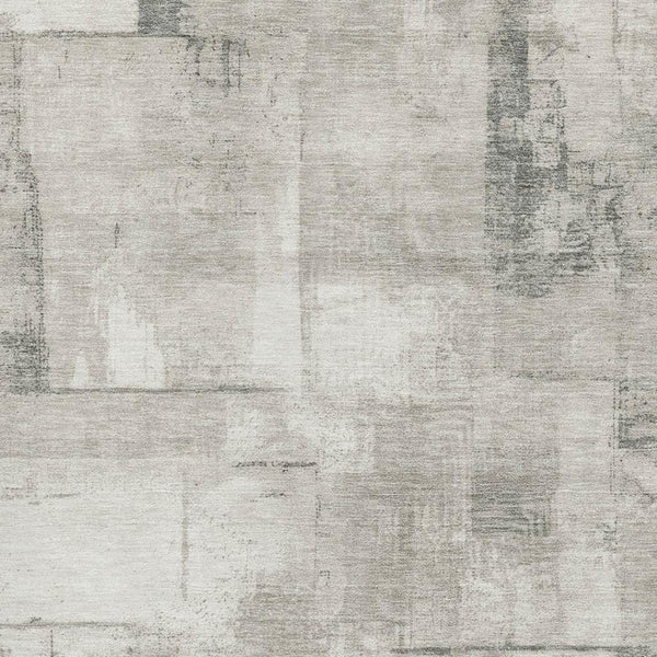 HomeRoots 5' X 8' Geometric Area Rug - Beige Taupe & Ivory, Washable, UV-Protected for Stylish, Easy Care Spaces 697994