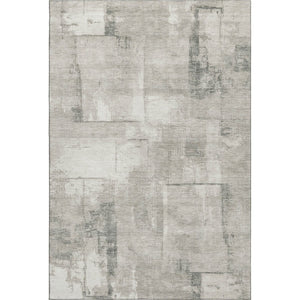 HomeRoots 10' Geometric Washable Area Rug in Beige Taupe & Ivory – UV Protected, Stain Resistant for Busy Homes 697998
