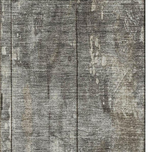 HomeRoots 8' X 10' Striped Taupe Beige and Gray Washable Area Rug - Durable, Stain Resistant, UV Protected Elegance 698033