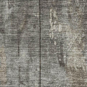 HomeRoots 9' X 12' Stylish Taupe Beige and Gray Striped Washable Area Rug with UV Protection for Any Room 698034