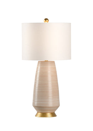 Chelsea House Hive Porcelain Table Lamp With Beehive Texture, Antique Gold Base & Linen Shade For Warm Ambience 69805