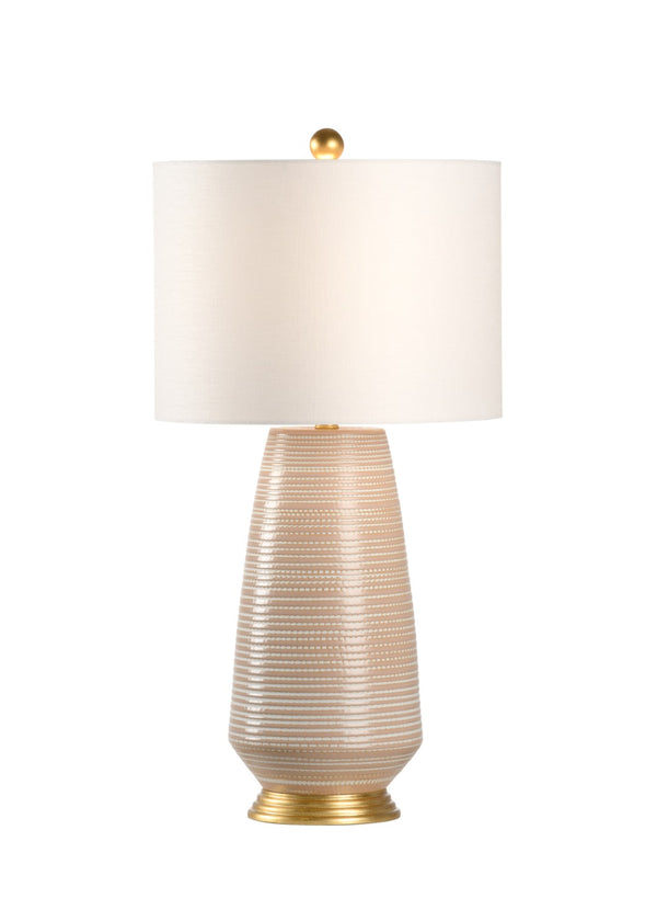 Chelsea House Hive Porcelain Table Lamp With Beehive Texture, Antique Gold Base & Linen Shade For Warm Ambience 69805