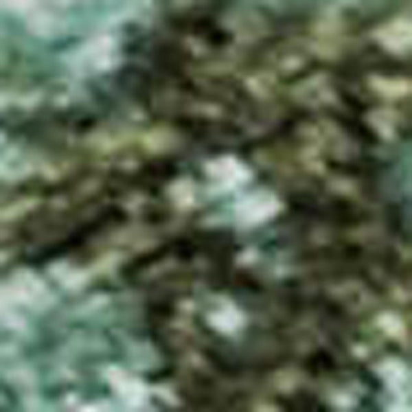 HomeRoots 9' X 12' Teal Gold Olive Green Abstract Washable Area Rug - UV Protected, Kid & Pet-Friendly Design 698076