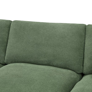 English Elm Cloud Sectional Sofa High Density Foam Deep Seat Upholstered Modern Living Room W5568S00005