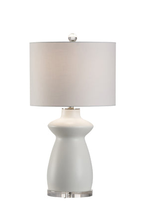 Chelsea House Tokyo Matte White Vase Lamp By Bradshaw Orrell — Sculptural Ceramic Accent Light, 28.5" H, Soft Ambient Glow 69885