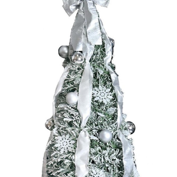 HomeRoots 6' Pre-Lit Full Spruce Christmas Tree – Decorated, Energy-Efficient, Realistic & Easy to Assemble! 698927