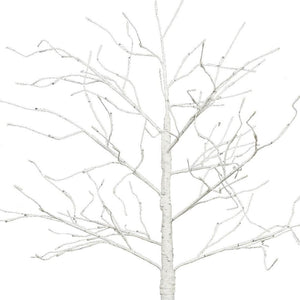 HomeRoots Set of Three Pre-Lit White Birch Trees - Elegant Warm LED Display for Home Décor & Events 698929
