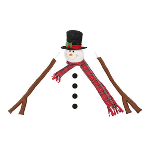 HomeRoots 4' White Pre Lit Full Frosted Spruce Christmas Tree - Cozy Holiday Ambiance with Easy Setup & Style 698930