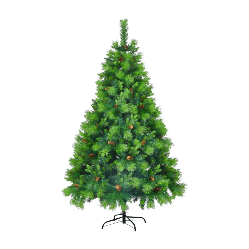 HomeRoots 6' Pre Lit Full Spruce Christmas Tree - Lifelike Foliage, 844 LED Lights & Ready-to-Use Ornaments! 698931
