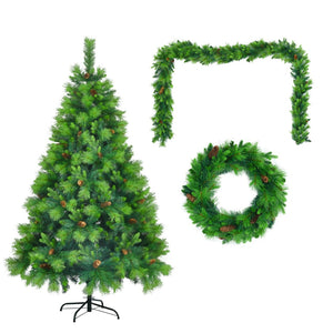 HomeRoots 6' Pre Lit Full Spruce Christmas Tree - Lifelike Foliage, 844 LED Lights & Ready-to-Use Ornaments! 698931