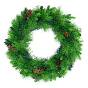 HomeRoots 6' Pre Lit Full Spruce Christmas Tree - Lifelike Foliage, 844 LED Lights & Ready-to-Use Ornaments! 698931