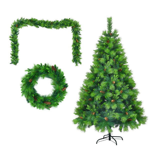 HomeRoots 6' Pre Lit Full Spruce Christmas Tree - Lifelike Foliage, 844 LED Lights & Ready-to-Use Ornaments! 698931