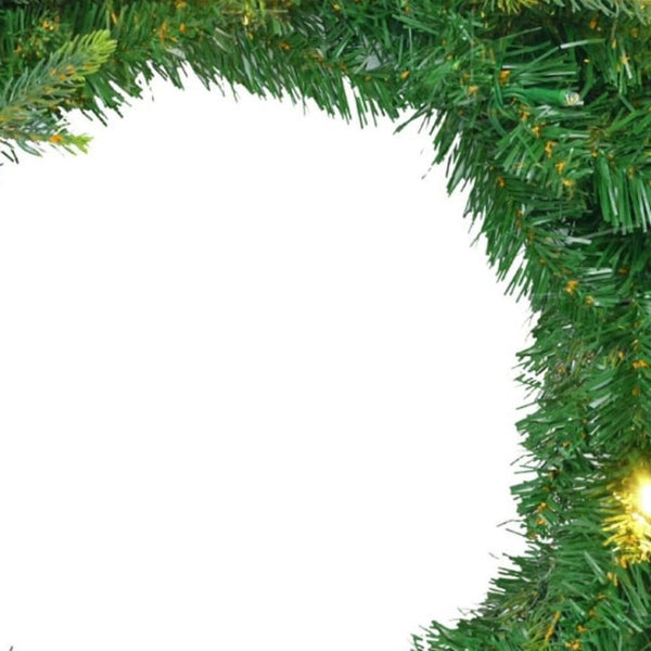 HomeRoots 6' Pre Lit Full Spruce Christmas Tree – Realistic, Energy-Efficient, and Perfect for Holiday Spaces! 698932